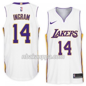 Los Angeles Lakers Brandon Ingram 14 Nike 2017-18 Valkoinen Pelipaidat Swingman - Miesten
